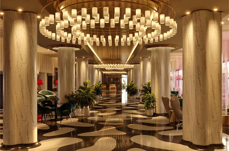 Lobby van Hotel Pez Espada