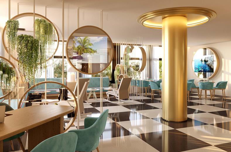 Lounge van Hotel Pez Espada
